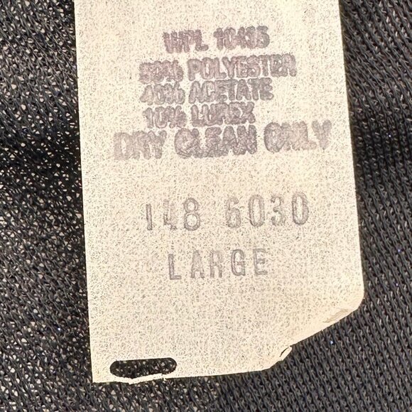 Vintage 1980s Blue Sequin Top, Rio Blouse Size S/M - Picture 6 of 6